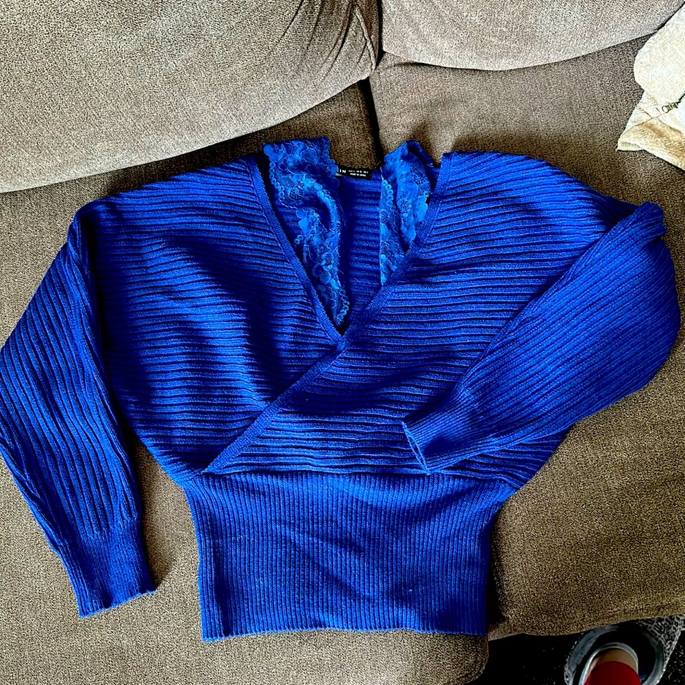 Shein crop sweater